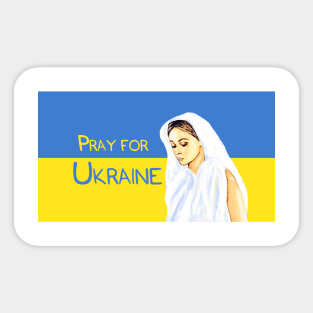 Pray for Ukraine Sticker